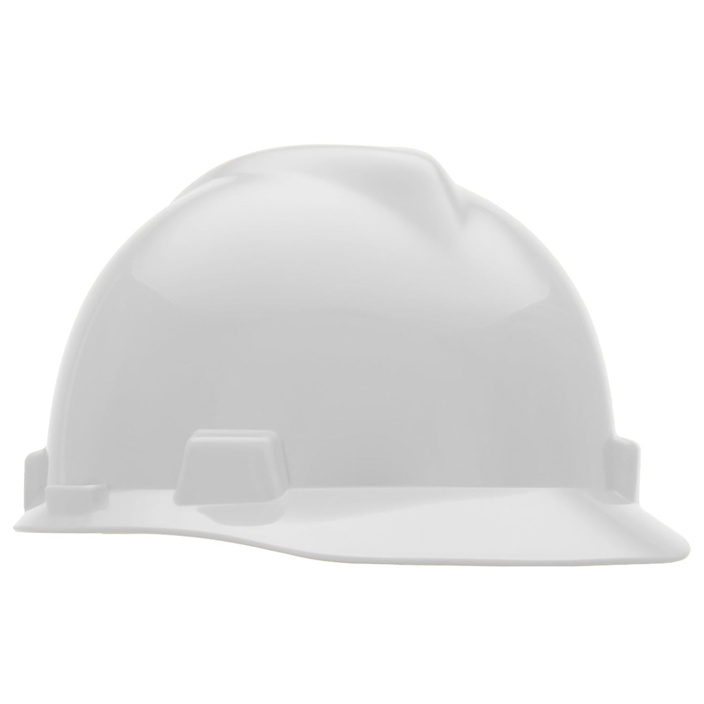 White Hard Hat - MSA - Adjustable Suspension