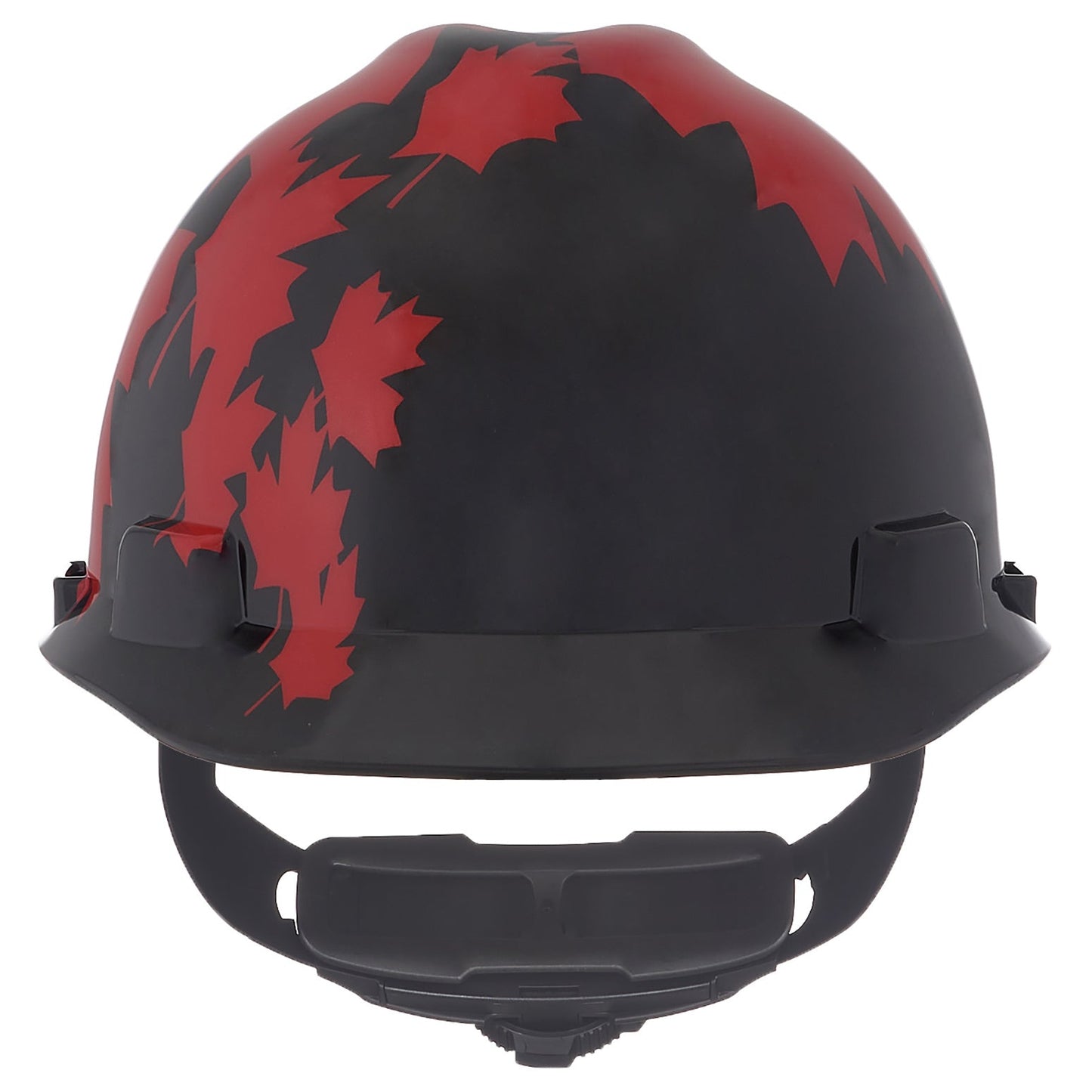 White Red Maple Leaf Hard Hats - MSA - Safety Gear