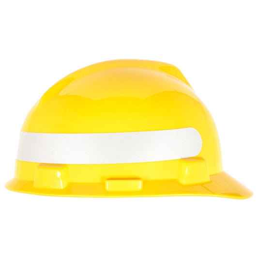 White Round Edge Decals - MSA - Retro-Reflective Stripe