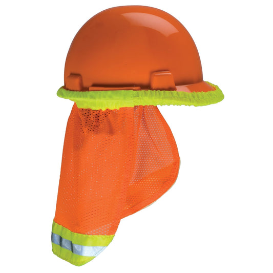 Orange Neck Shades - MSA - Hi-Vis Mesh Protection