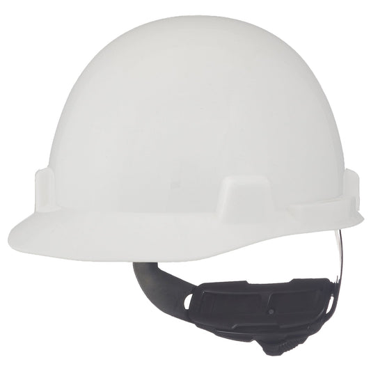 White Hard Hats - MSA - Smoothdome Design
