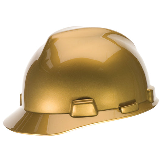 Metallic Gold Hard Hats - MSA - Durable Design