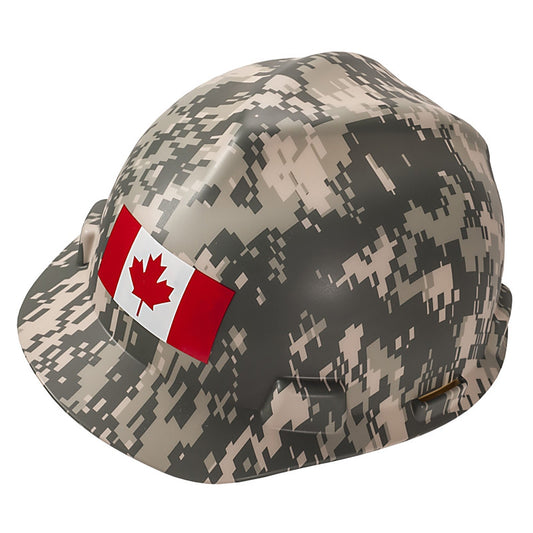 Camouflage Hard Hats - MSA - Impact Resistant