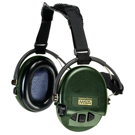 Green Ear Muffs - MSA - Amplified Sound Quality