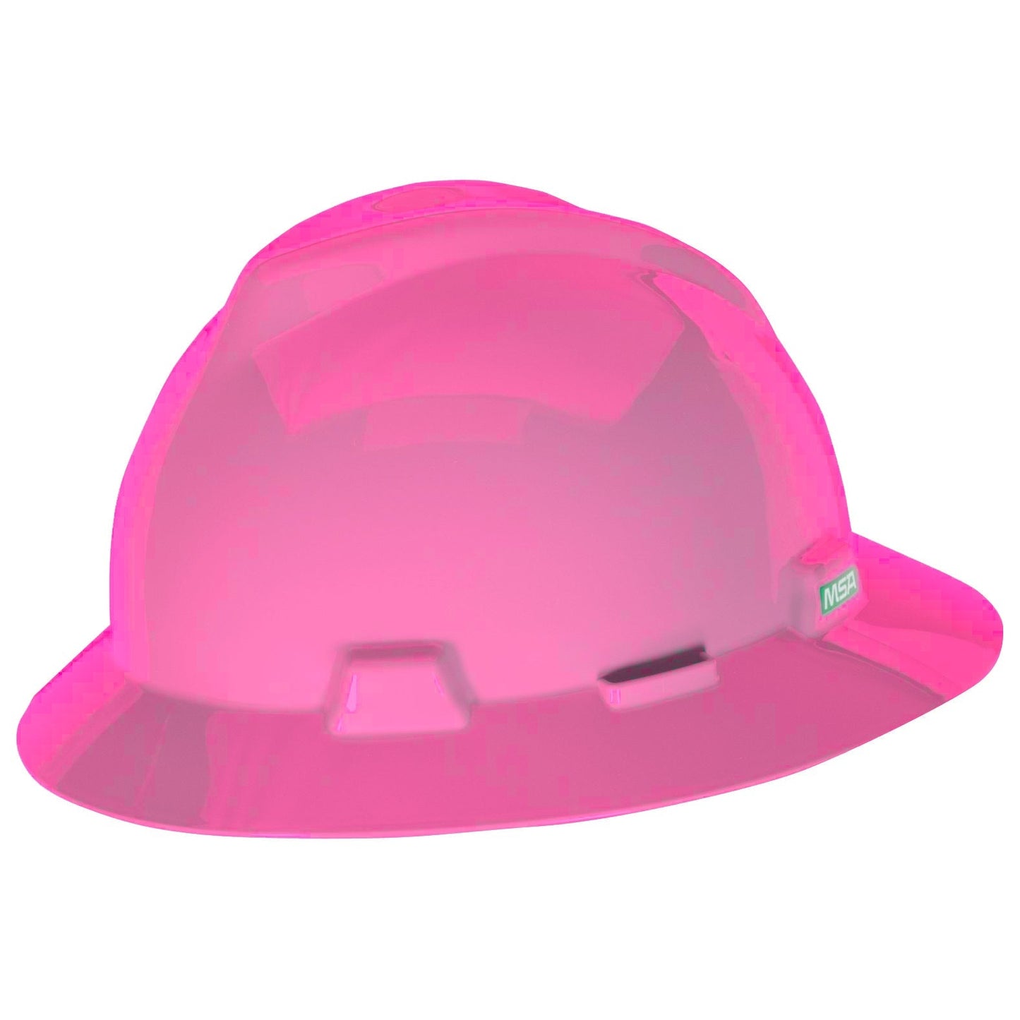 Silver Hard Hats - MSA - Full Brim Design