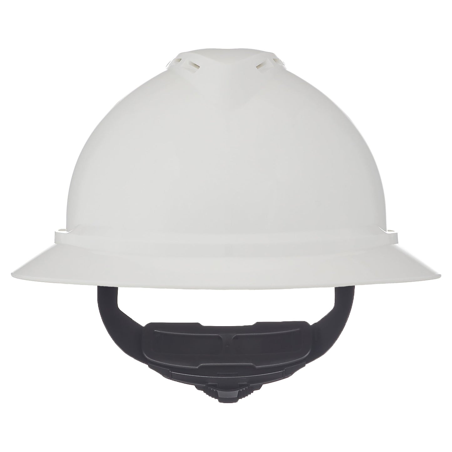 White Hard Hats - MSA - Vented Full Brim Design