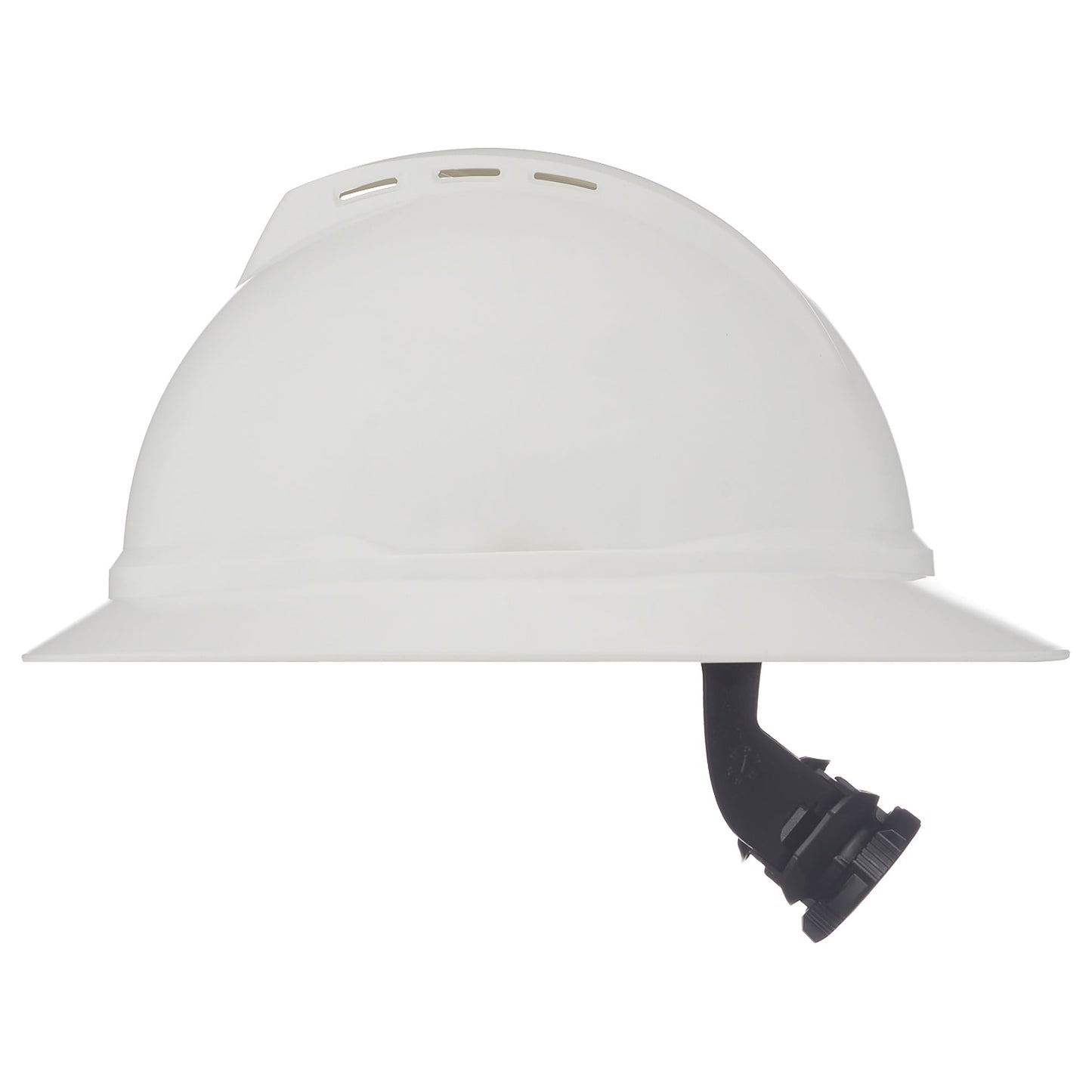 White Hard Hats - MSA - Vented Full Brim Design