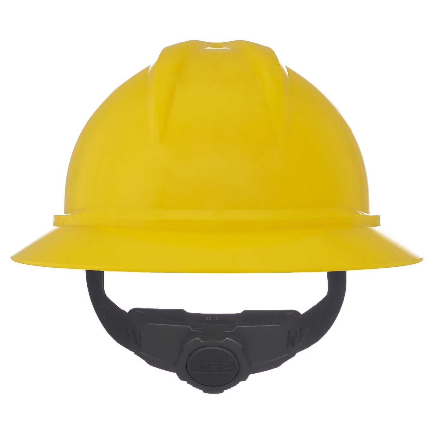 White Hard Hats - MSA - Vented Full Brim Design