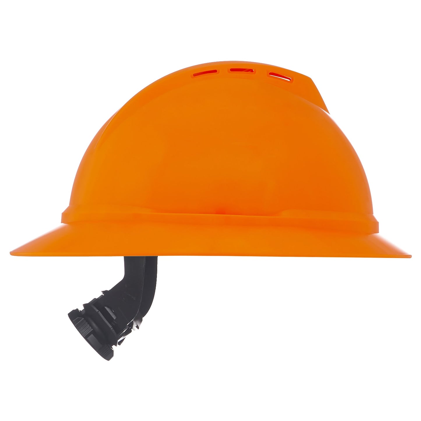 White Hard Hats - MSA - Vented Full Brim Design