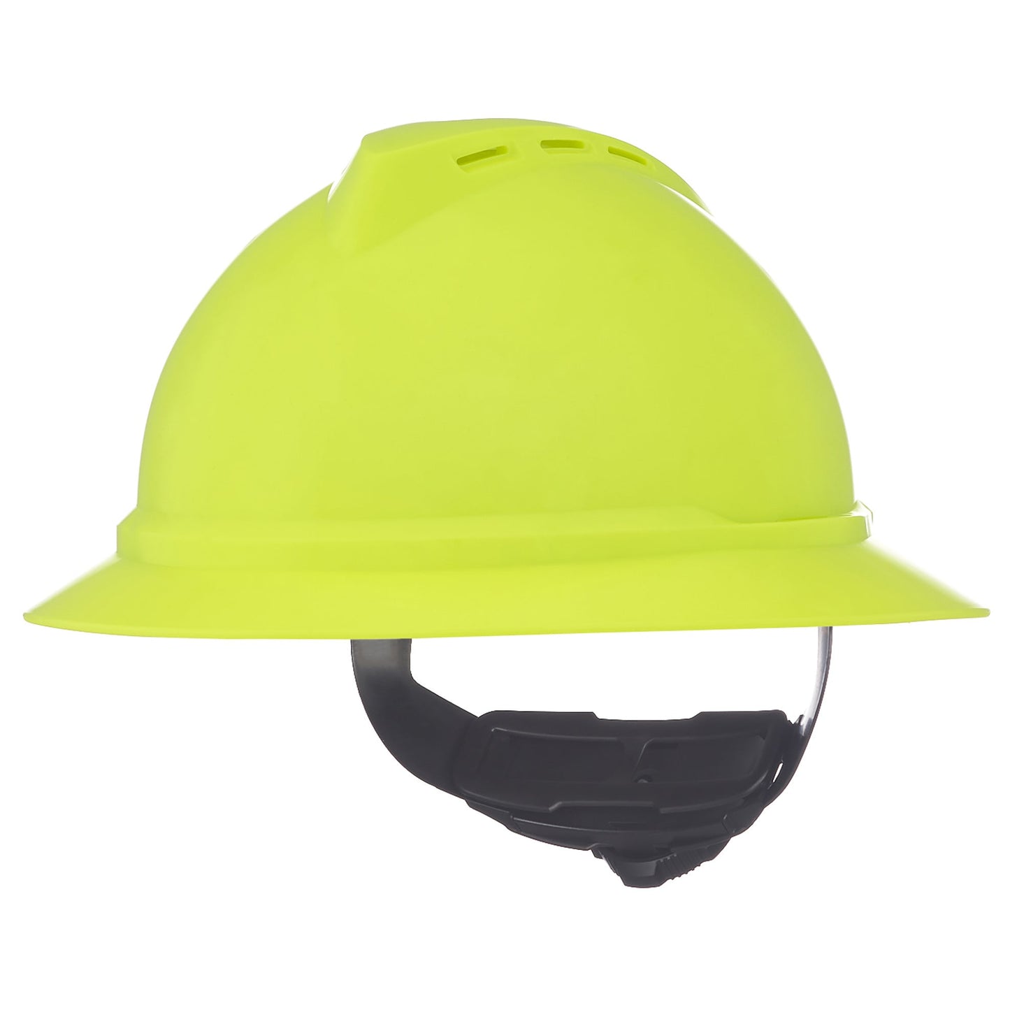 White Hard Hats - MSA - Vented Full Brim Design