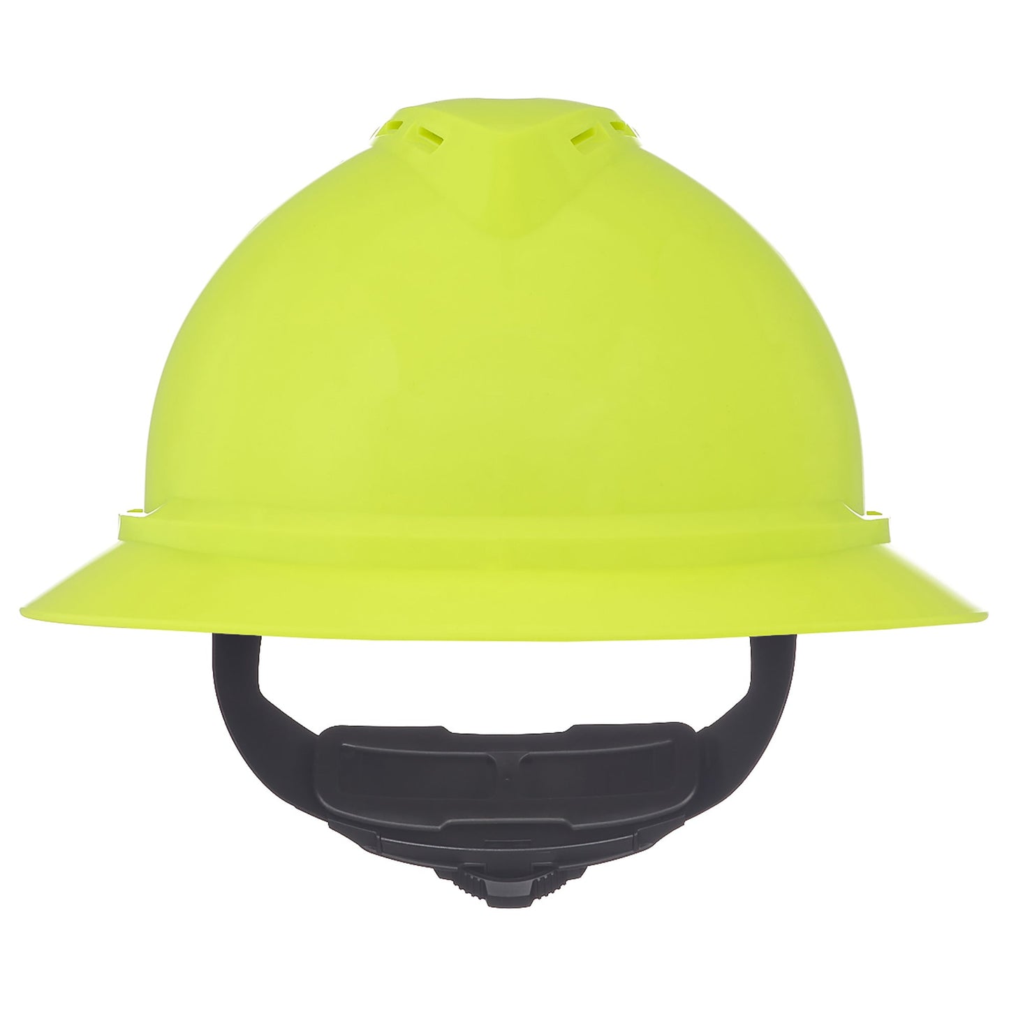 White Hard Hats - MSA - Vented Full Brim Design