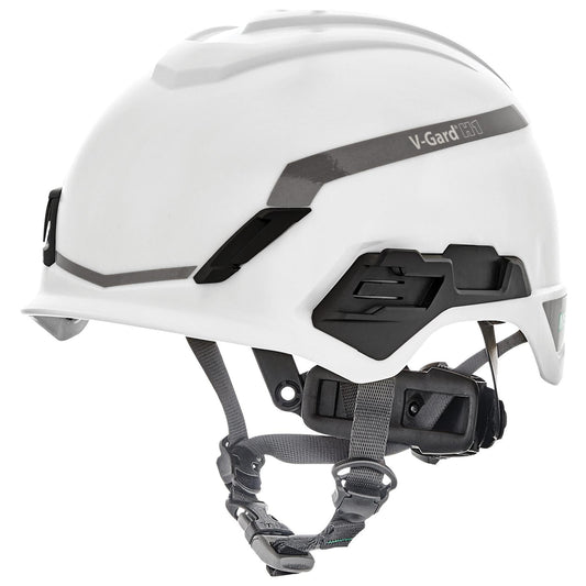 White Hard Hats - MSA - V-Gard H1 Safety Helmet