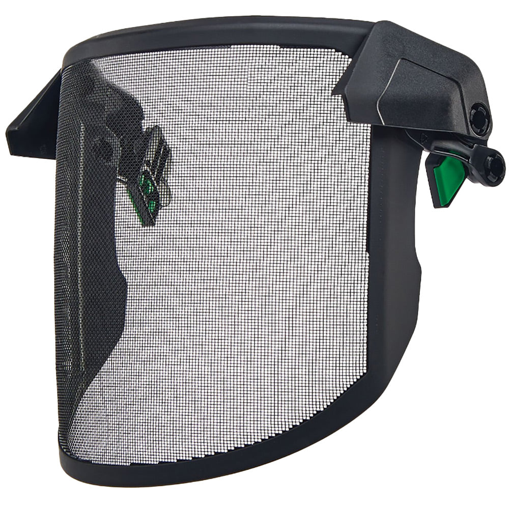 Black Face Shields - MSA - Fog-Proof Mesh Design