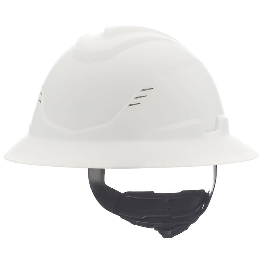 White Hard Hats - MSA - V-Gard C1 Vented Comfort