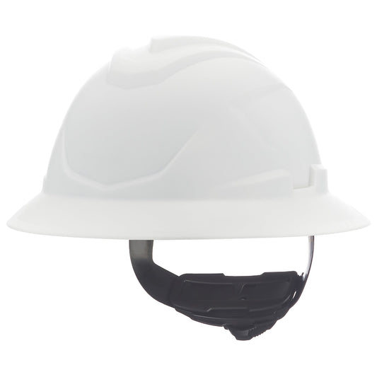 White Hard Hats - MSA - Full Brim Comfort