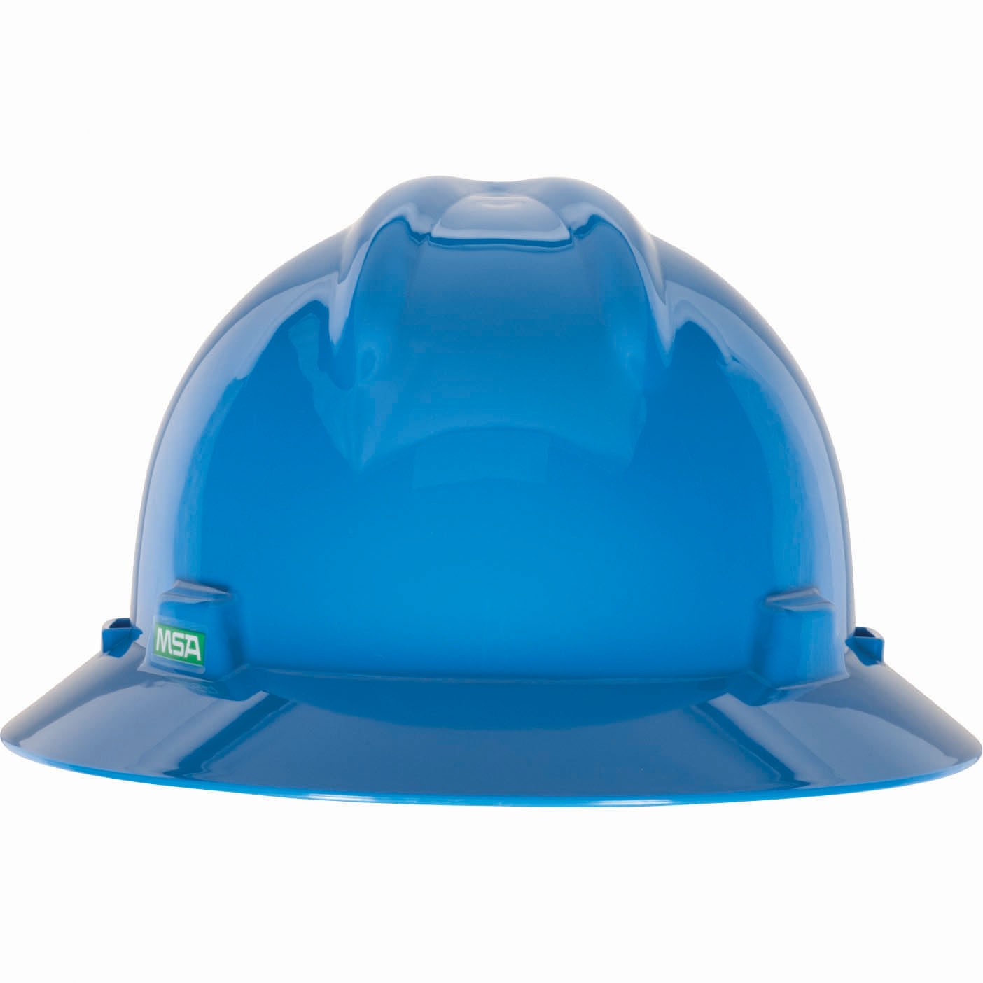 Silver Hard Hats - MSA - Full Brim Design