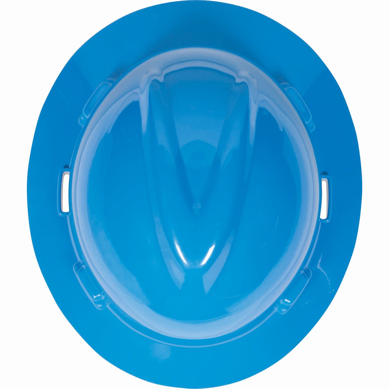 Silver Hard Hats - MSA - Full Brim Design
