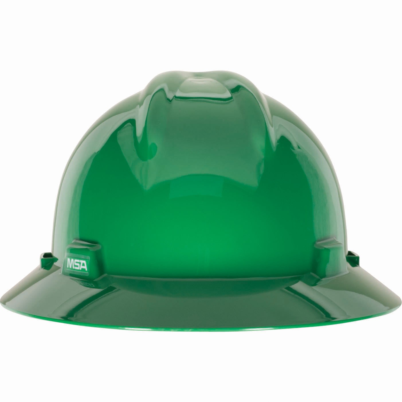 Silver Hard Hats - MSA - Full Brim Design