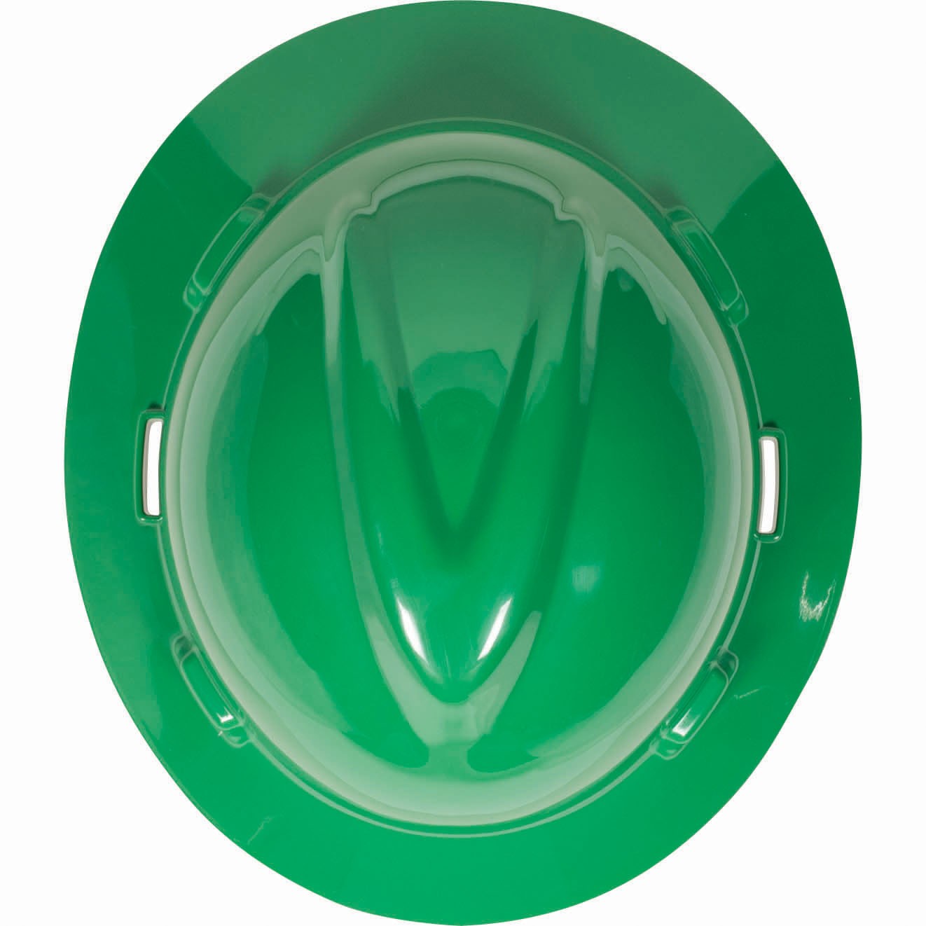 Silver Hard Hats - MSA - Full Brim Design