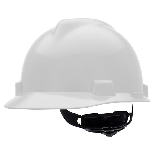 White Hard Hats - MSA - Durable Cap Style Helmet