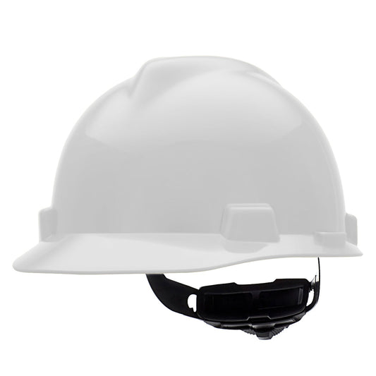 Hi-Viz Yellow Hard Hats - MSA - Cap Style V-Gard