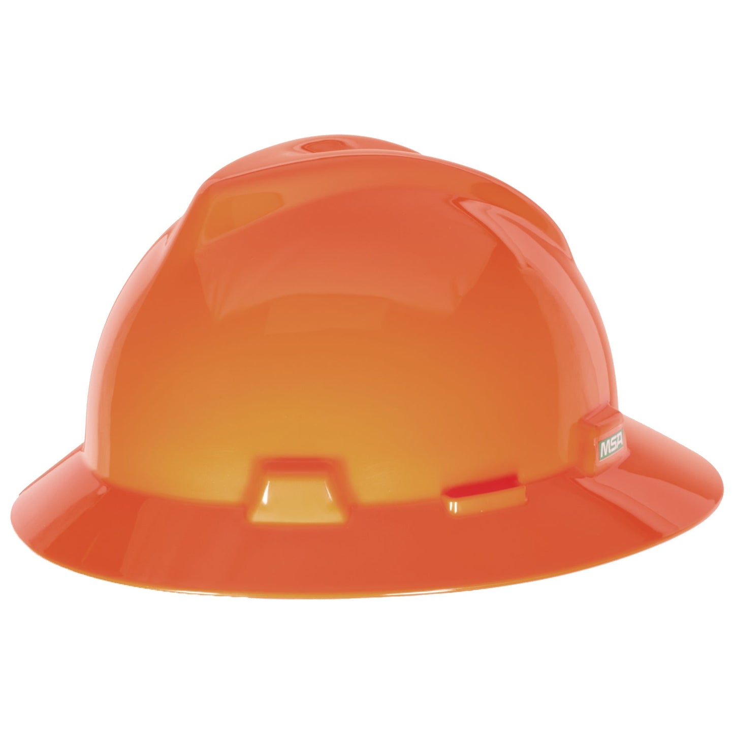 Silver Hard Hats - MSA - Full Brim Design