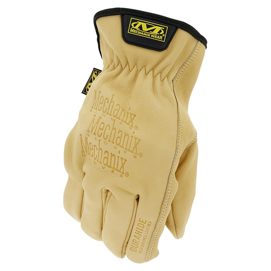 Brown Leather Gloves - Mechanix - Durable Design