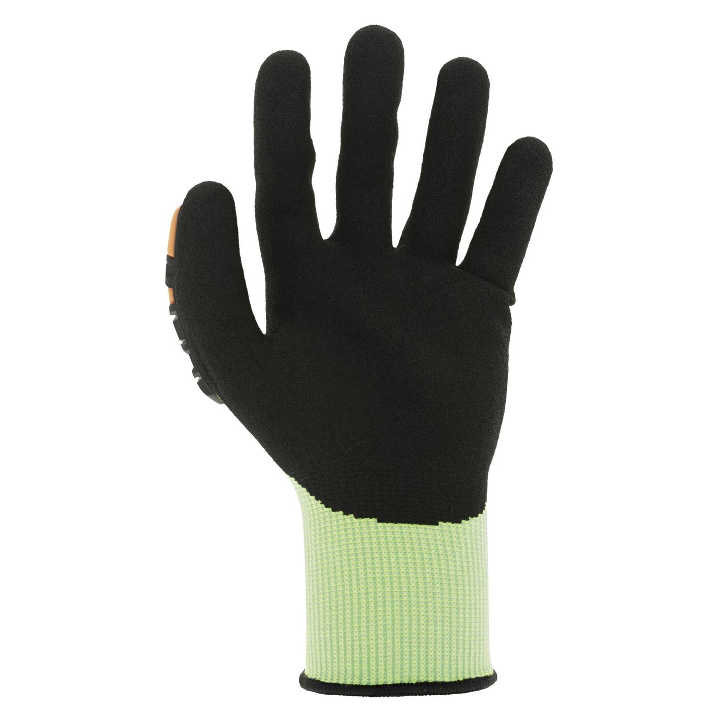 Yellow/Lime String Knit Gloves - Mechanix - Hi-Viz Grip