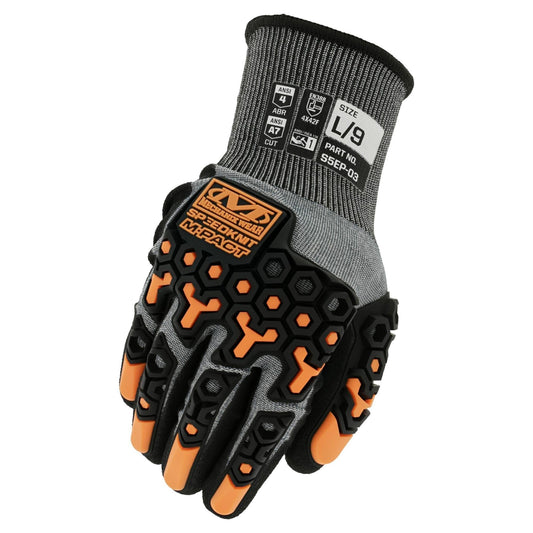 Blue String Knit Gloves - Mechanix - Cut Resistant