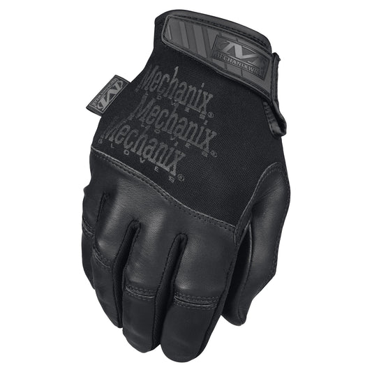 Black Leather Gloves - Mechanix - Tactical Design