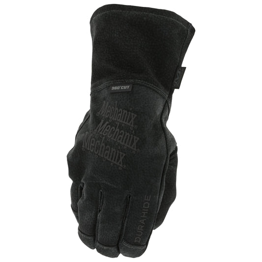 Black Leather Gloves - Mechanix - Cut-Resistant Design