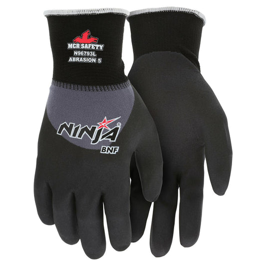 15 Gauge Nylon/Spandex Knit Gloves - MCR Safety - Breathable Grip