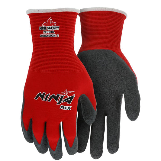 Red String Knit Gloves - MCR Safety - Comfortable Grip