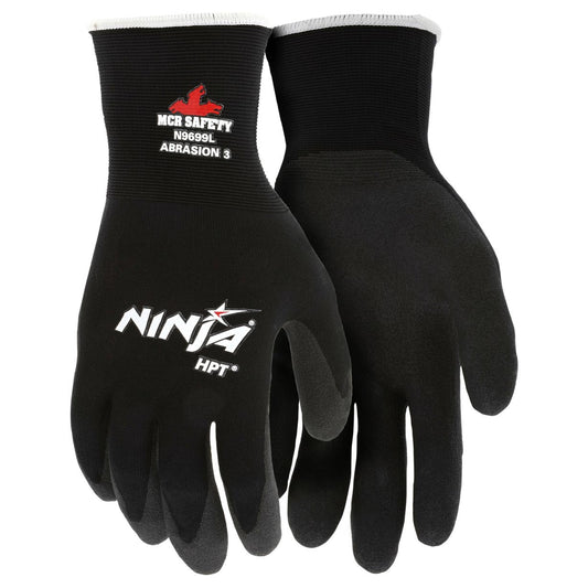 15 Gauge Nylon Shell Gloves - MCR Safety - Foam Coated