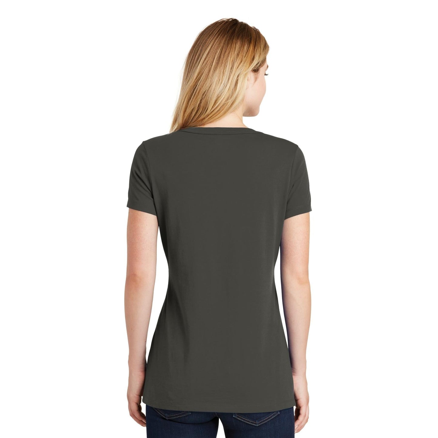 Black V-Neck Tee - New Era - Soft Blend