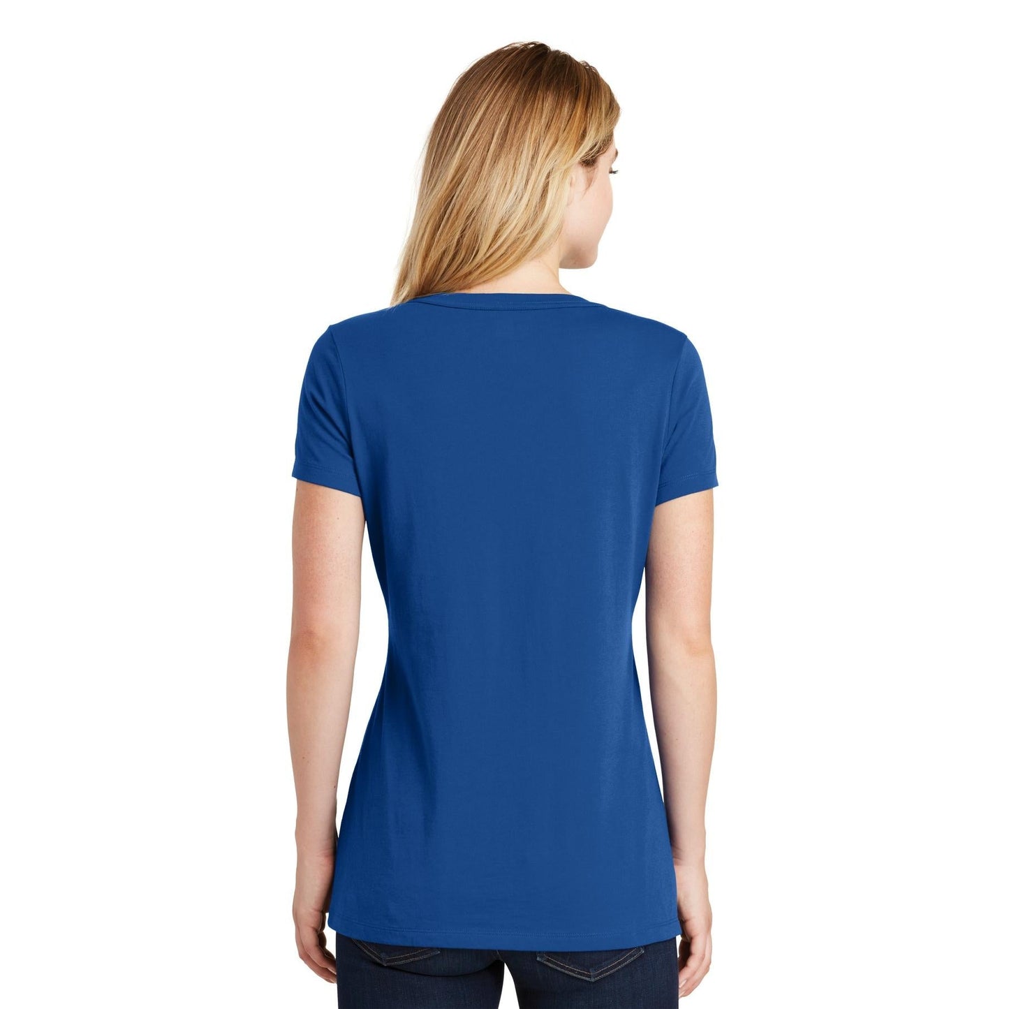 Black V-Neck Tee - New Era - Soft Blend