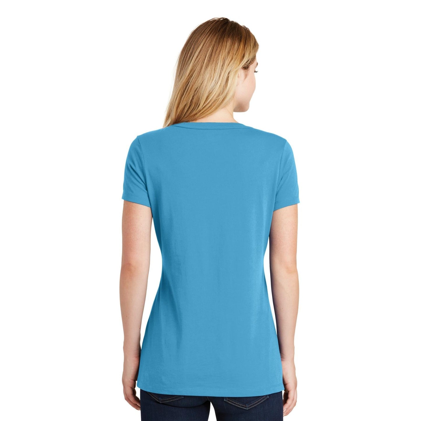 Black V-Neck Tee - New Era - Soft Blend