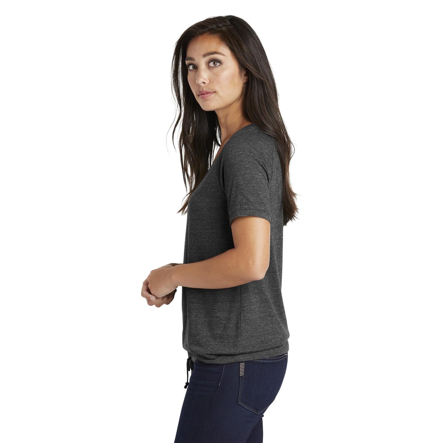 Black Solid T-Shirt - New Era - Performance Fabric