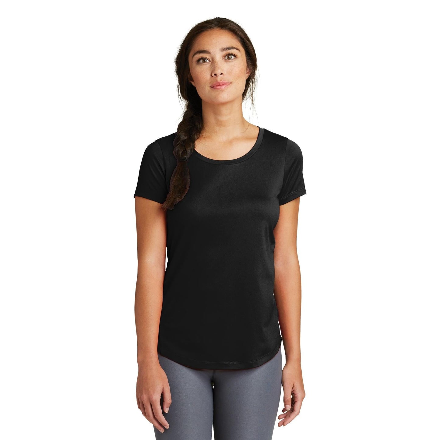 Black Solid T-Shirt - New Era - Moisture Wicking