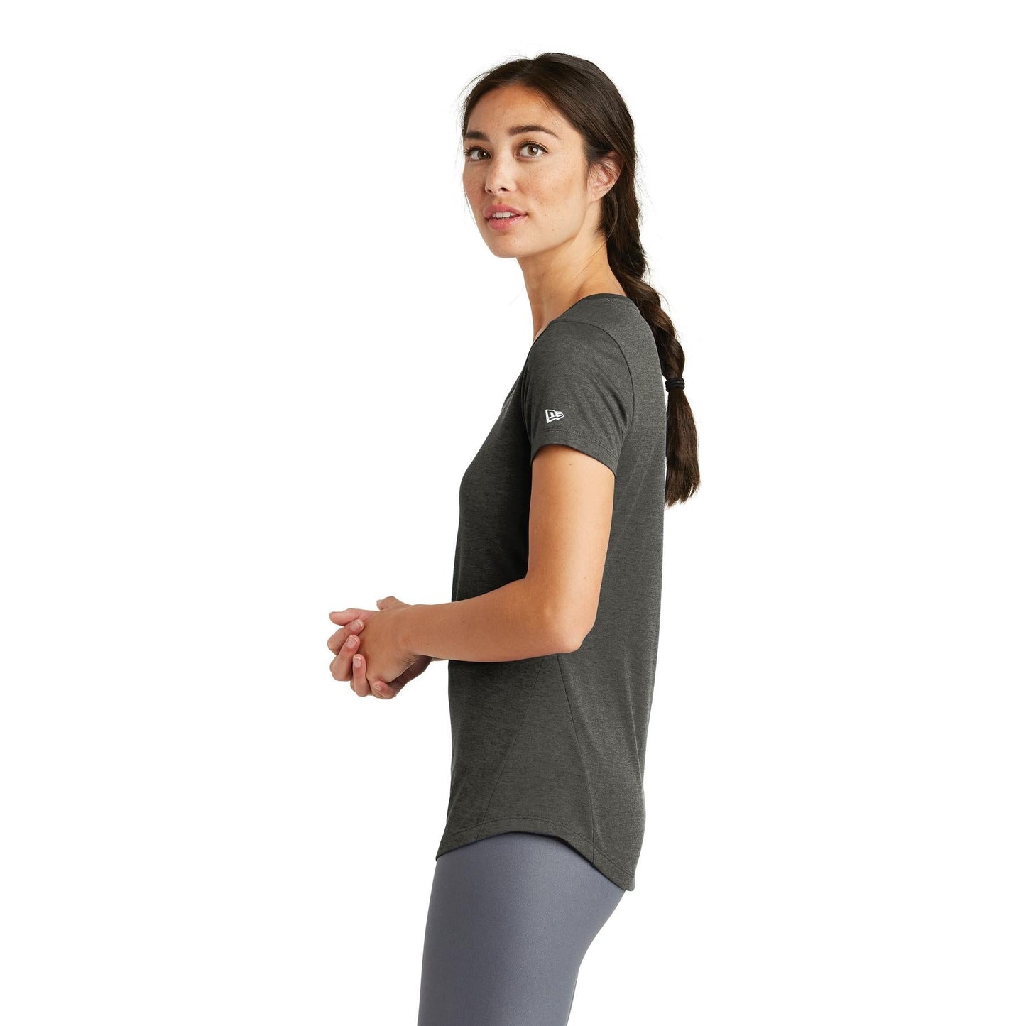 Black Solid T-Shirt - New Era - Moisture Wicking
