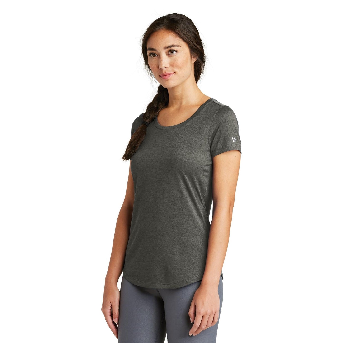Black Solid T-Shirt - New Era - Moisture Wicking