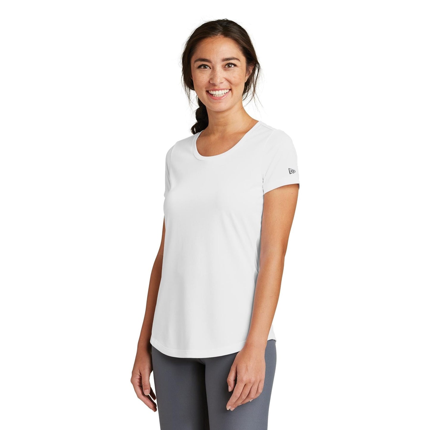 Black Solid T-Shirt - New Era - Moisture Wicking