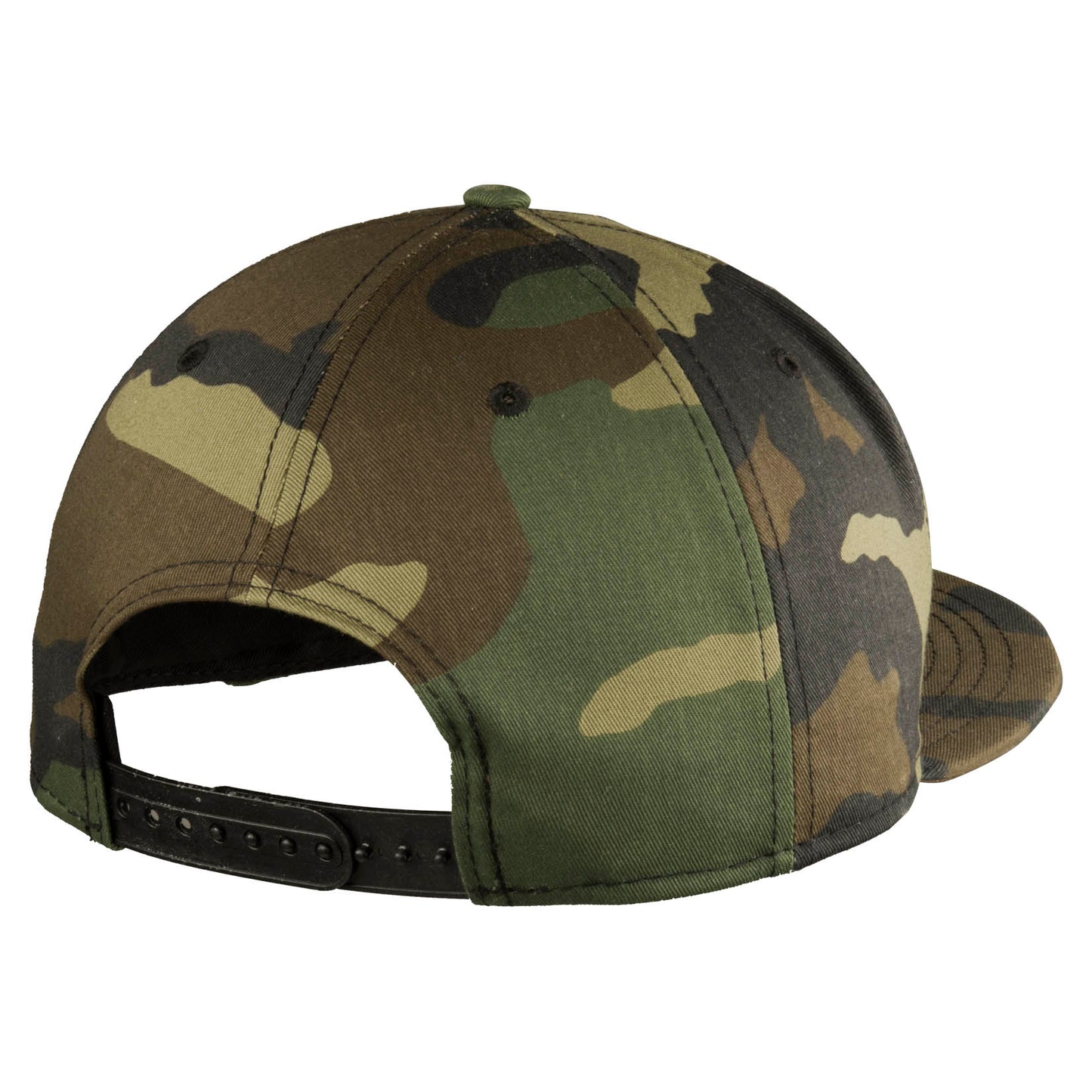 Black/Royal Flat Brim Hat - New Era - Cotton Material
