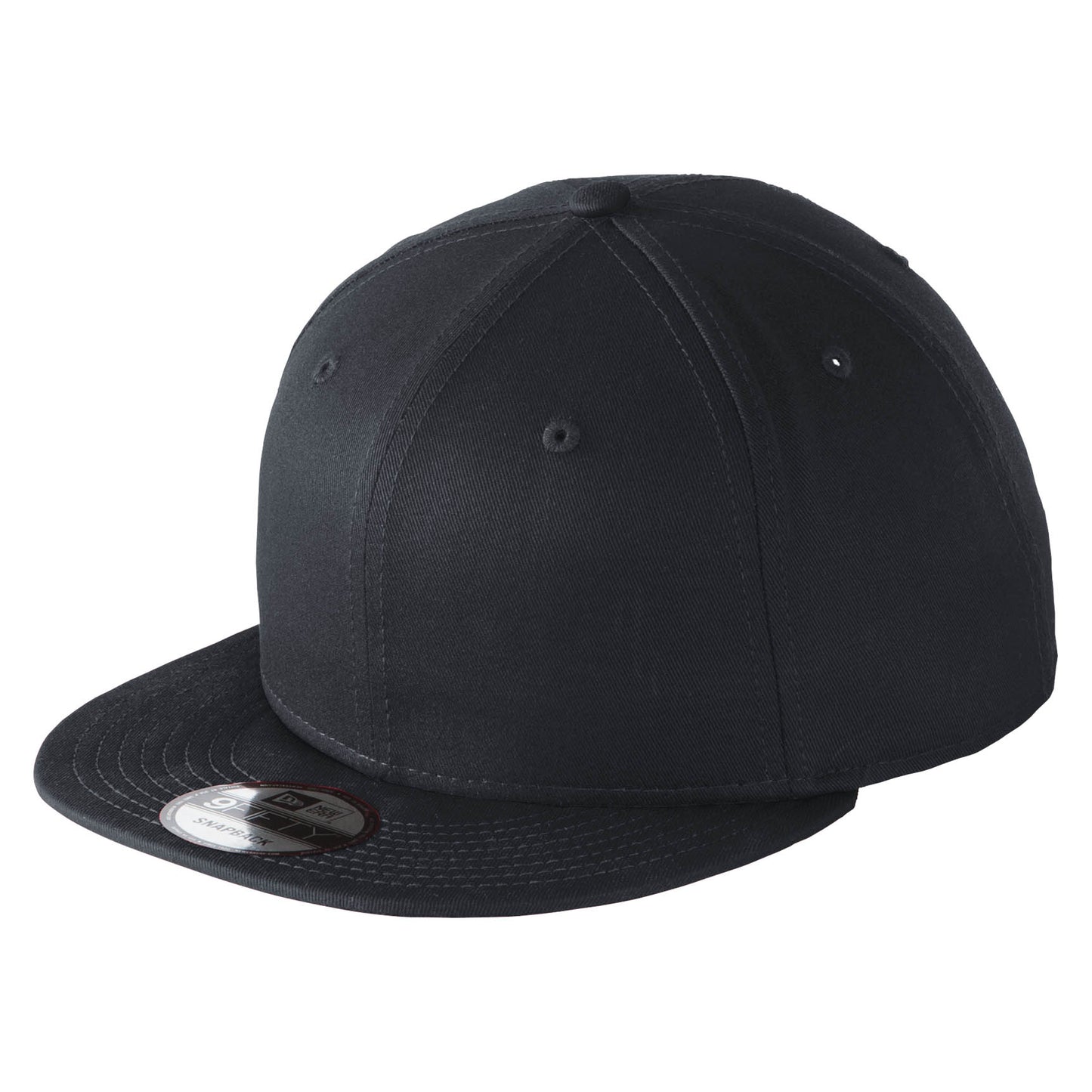 Black/Royal Flat Brim Hat - New Era - Cotton Material