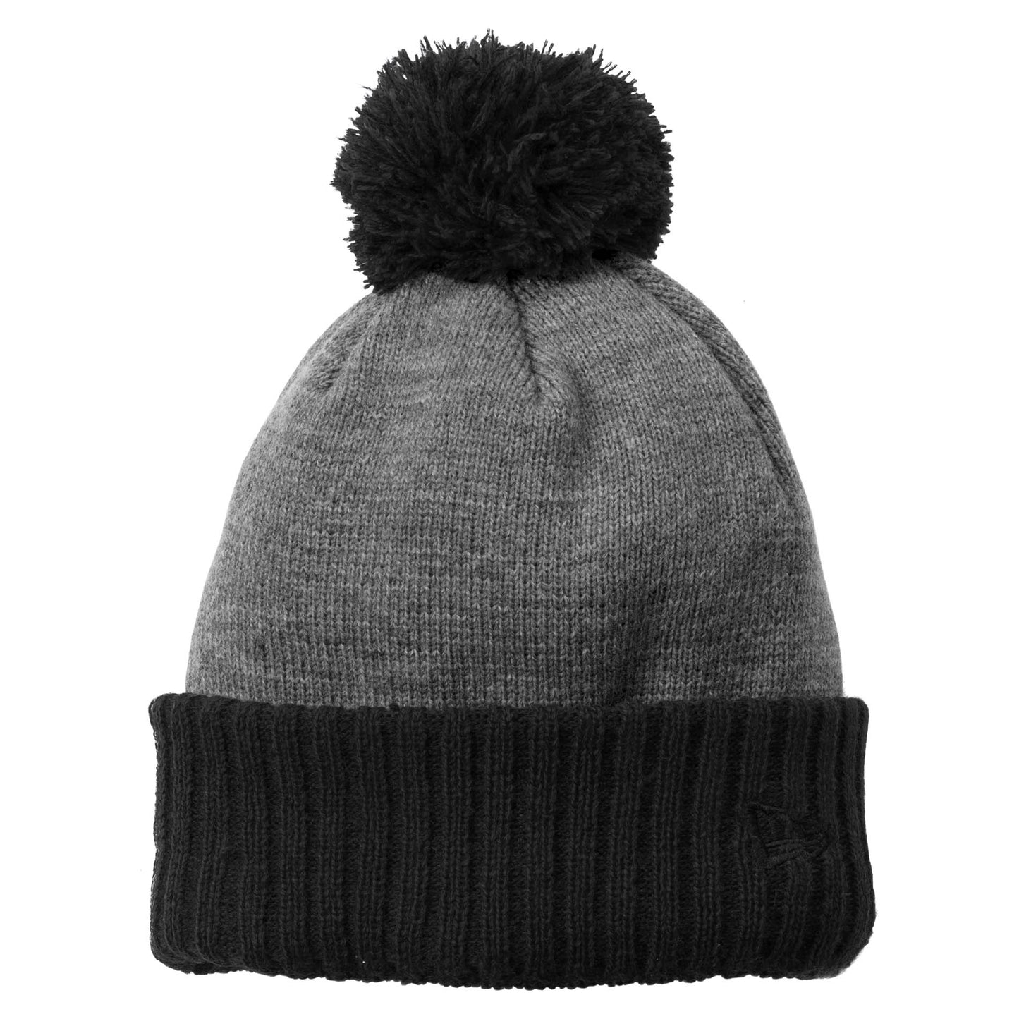 Black/Heather Grey Beanie - New Era - Warm Fleece Lining