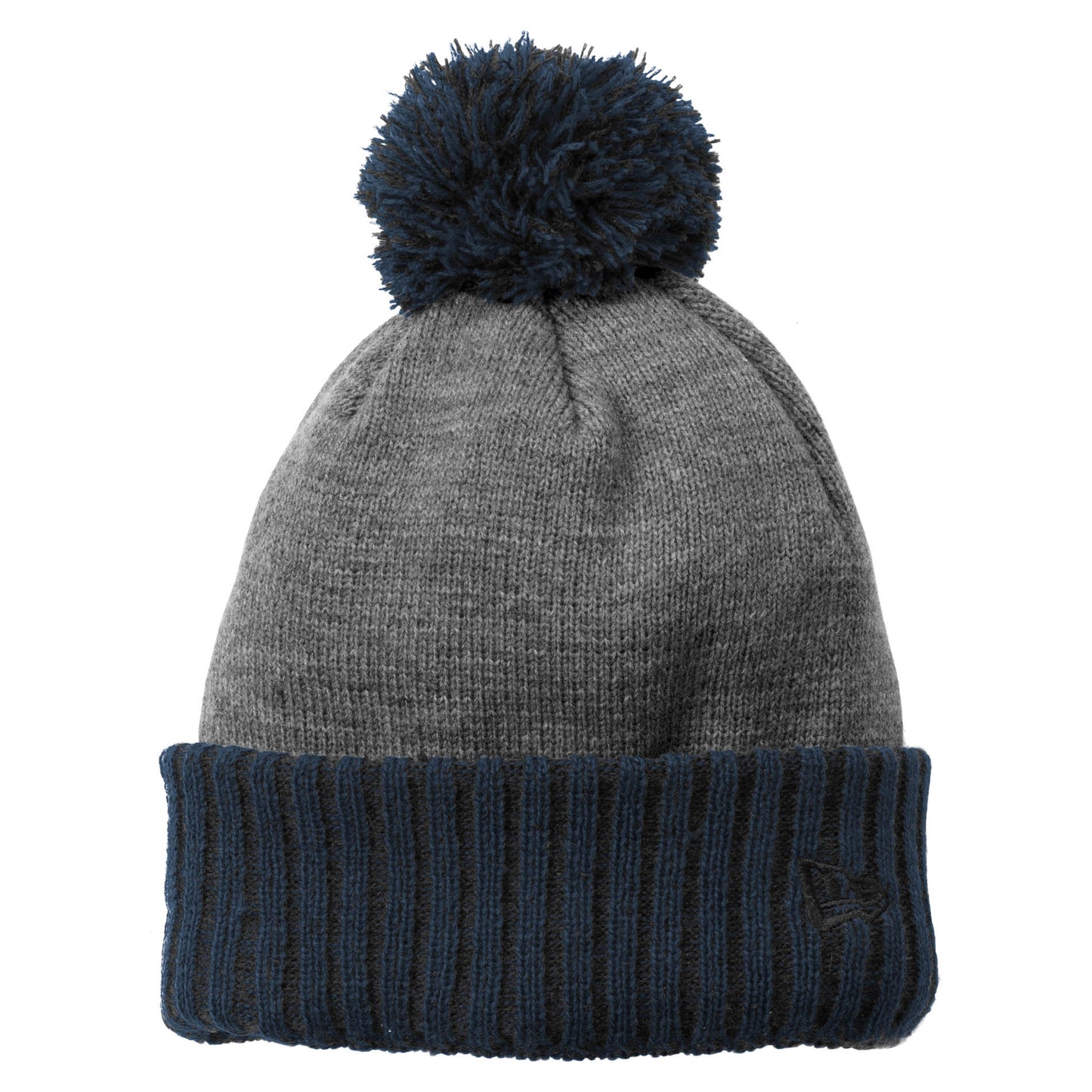 Black/Heather Grey Beanie - New Era - Warm Fleece Lining