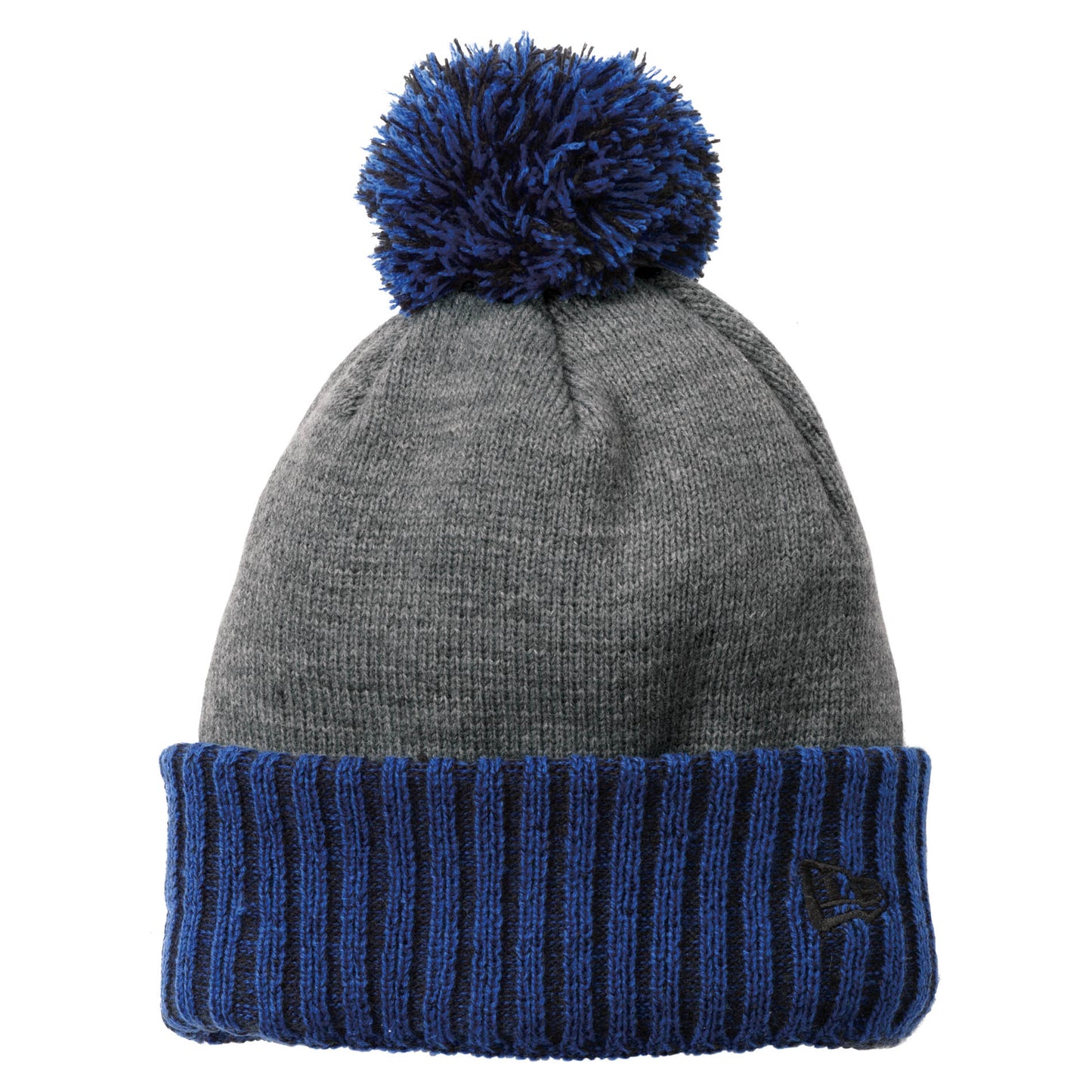 Black/Heather Grey Beanie - New Era - Warm Fleece Lining