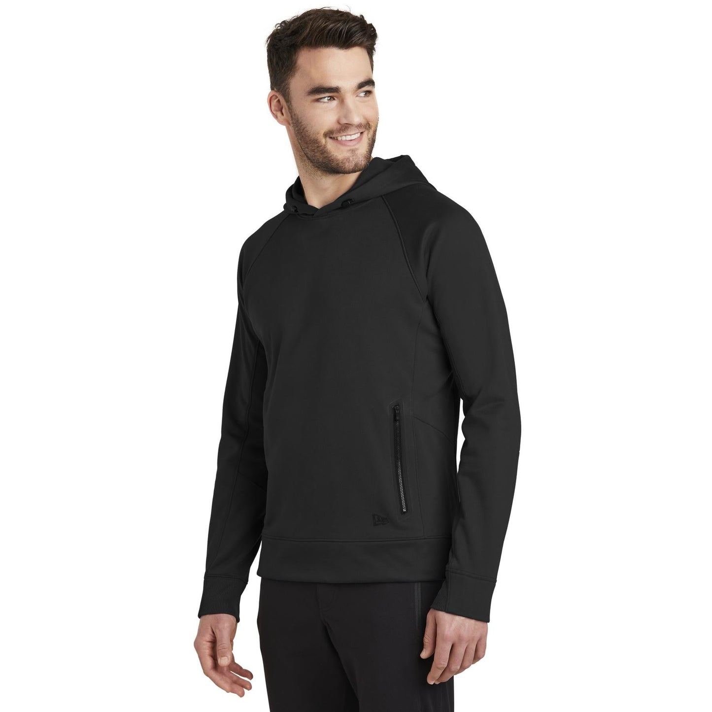 Black Sweatshirts - New Era - Fleece Pullover Hoodie