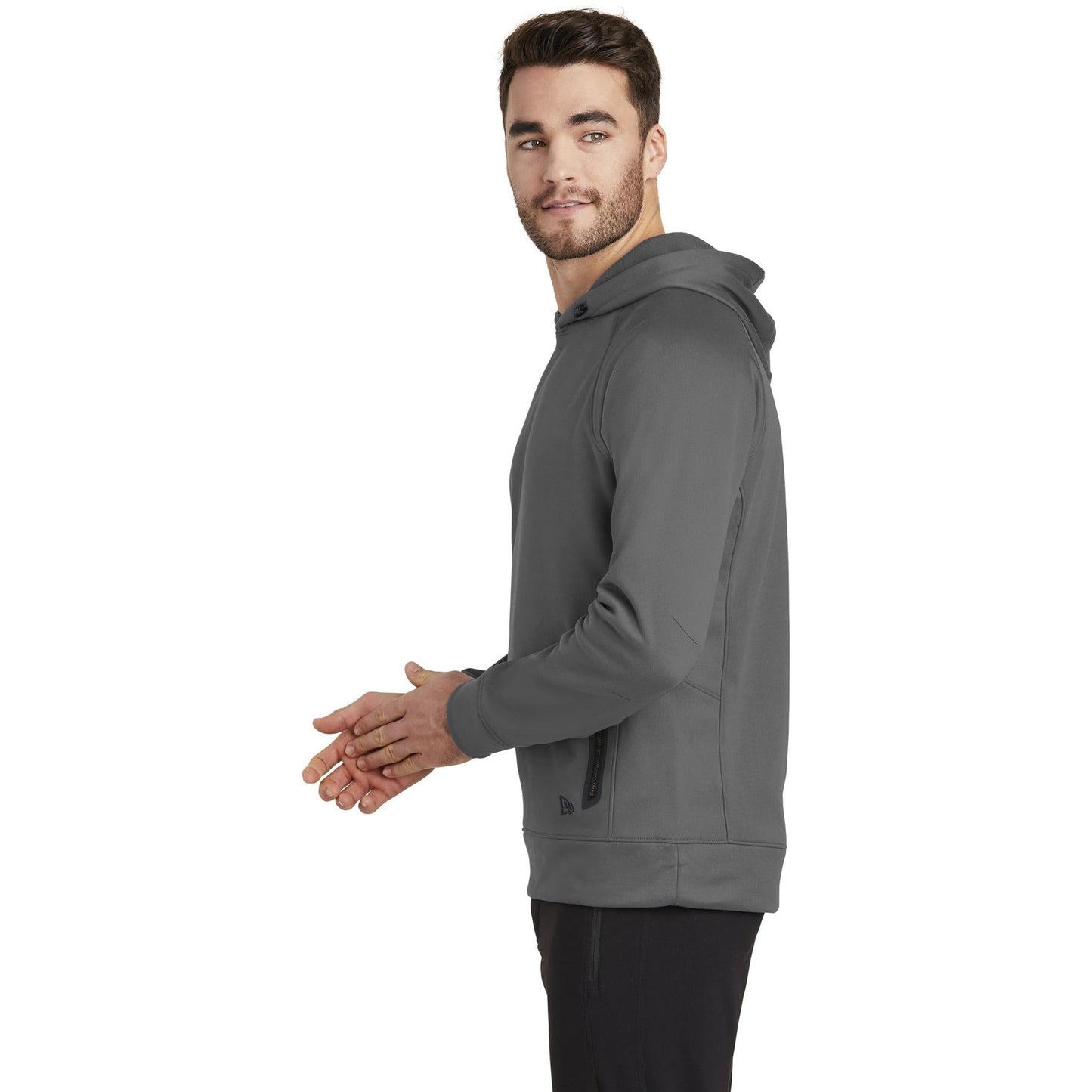 Black Sweatshirts - New Era - Fleece Pullover Hoodie