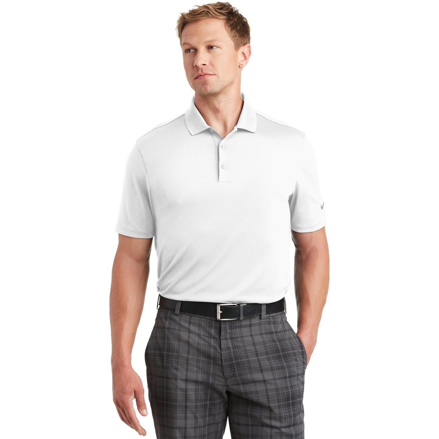 Anthracite Polo Shirt - Nike - Lightweight Fabric